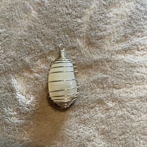 Silver Wire Wrapped Pendant